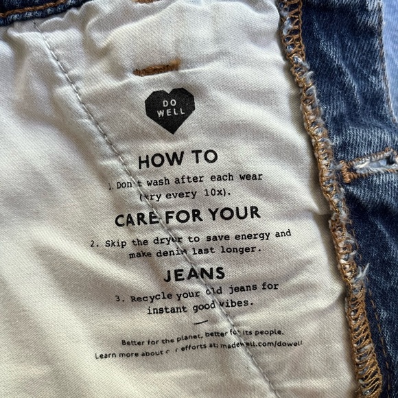Madewell Classic Blue Denim Overalls - Picture 6 of 6